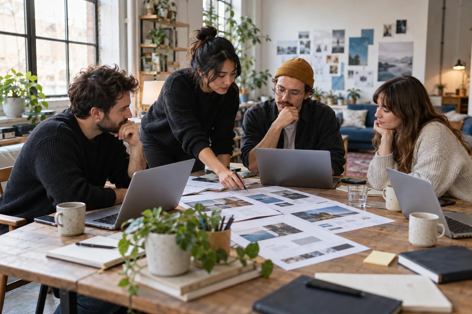 Agency team planning a website migration